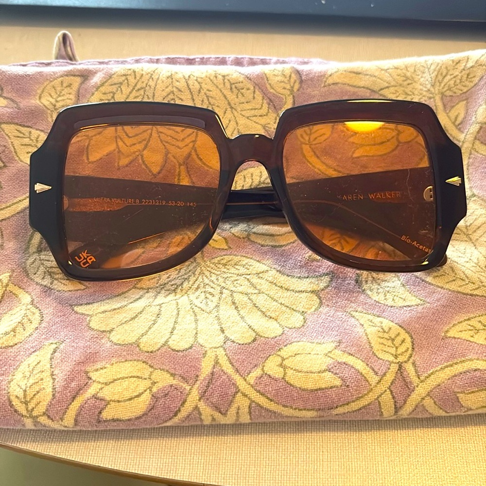 Karen Walker Sunglasses - Ultra Vulture - Brand New